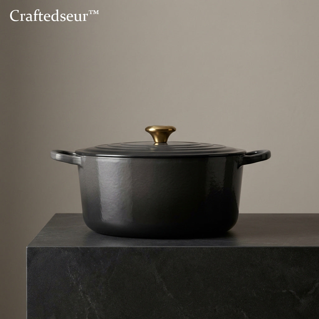 Craftedseur™ Enamel Cooking Pot