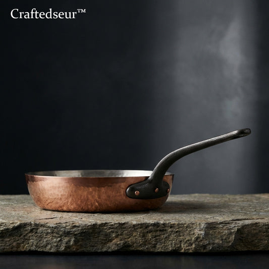 Craftedseur™ Hammered Copper Skillet